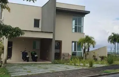 Casa em condomínio para venda em camaçari, alphaville (abrantes), 4 dormitórios, 4 suítes, 5 banheiros, 4 vagas