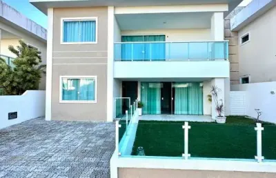 Casa em condomínio para venda em lauro de freitas, buraquinho, 4 dormitórios, 3 suítes, 4 banheiros, 2 vagas