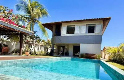 Casa para venda em lauro de freitas, vilas do atlântico, 4 dormitórios, 3 suítes, 5 banheiros, 4 vagas