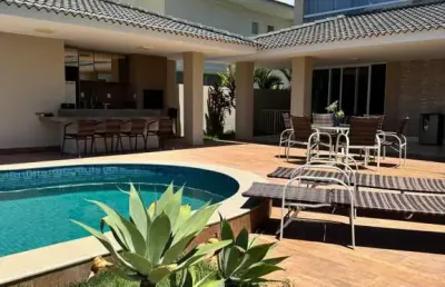 Casa em condomínio para venda em lauro de freitas, buraquinho, 4 dormitórios, 3 suítes, 5 banheiros, 4 vagas