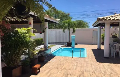 Casa para venda em lauro de freitas, buraquinho, 3 dormitórios, 3 suítes, 5 banheiros, 2 vagas