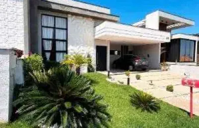 Casa térrea com 3 dormitórios, sendo 1 suíte e 2 demi suítes no condomínio maria josé em indaiatuba/sp