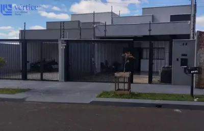 Casa à venda em maringá, jardim universo, com 3 quartos, com 98 m²