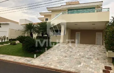 Casa em condomínio fechado com 4 quartos para alugar no Jardins Roma, Uberlândia 