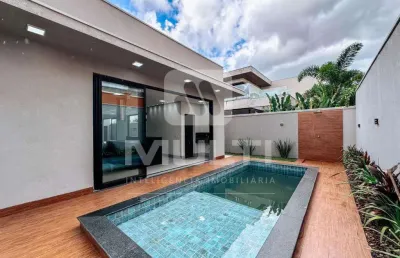 Casa em condomínio fechado com 3 quartos para alugar no Alphaville, Uberlândia 