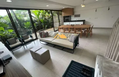 Frente ao mar- casa em condomínio para locação em camburi, são sebastião-sp: 4 quartos, 4 suítes, 2 salas, 4 banheiros.