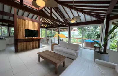 Casa com 4 quartos para alugar no Juquehy, São Sebastião 