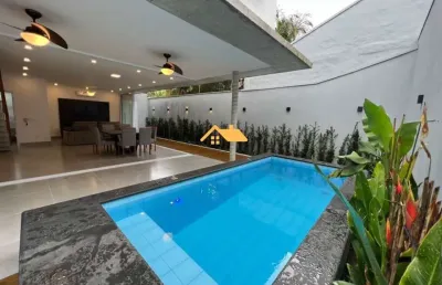 Casa para locação  anual em camburizinho, são sebastião-sp: 4 quartos, 4 suítes, 2 salas, 4 banheiros e 3 vagas de garagem!