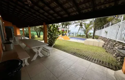 Casa em maresias para locação de temporada- 18 pessoas: 5 quartos, 5 suítes, 2 salas, 5 banheiros, 4 vagas, 250m² -  em são sebastião-sp.