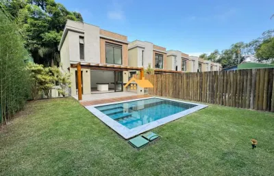 Imóvel de luxo: casa em condomínio com 4 quartos e 4 suítes em juquehy, são sebastião-sp - 220m² - imperdível!