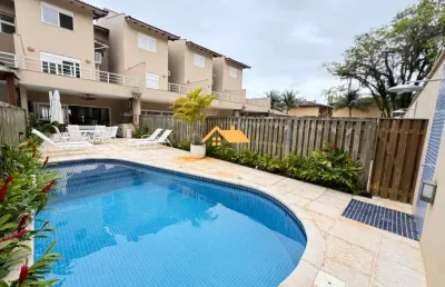 Casa em condomínio em juquehy, são sebastião-sp: 3 quartos, 3 suítes, 2 salas, 3 banheiros, 3 vagas - 180m²