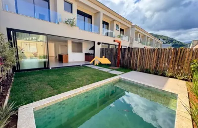 Casa de luxo em condomínio: 4 quartos, 4 suítes, 2 salas e 2 vagas em juquehy, são sebastião-sp