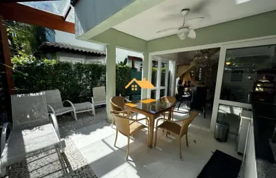 Casa de condomínio à venda em juquehy: 4 quartos, 3 suítes, 2 salas e 155m² de luxo em são sebastião-sp!