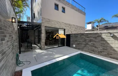 Casa frente ao mar em juquehy ? 4 suítes e piscina privativa em são sebastião-sp