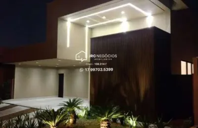 Casa em condomínio para venda em mirassol, terra vista residence club, 3 dormitórios, 3 suítes, 5 banheiros, 4 vagas