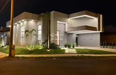 Casa em condomínio para venda em mirassol, terra vista residence club, 3 dormitórios, 3 suítes, 5 banheiros, 4 vagas