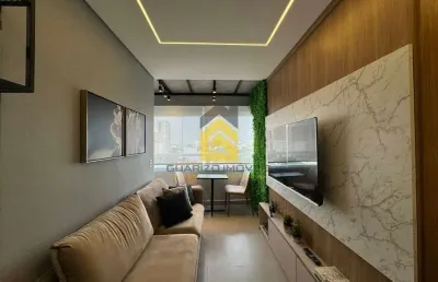 Apartamento mobiliado à venda no centro - diadema,  com 45m², 2 dormitórios