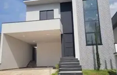 Linda casa no condomínio mosaico essence sobrado para venda 205 m² com 3 suítes piscina + gourmet