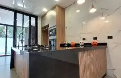 Linda casa no condomínio mosaico da serra térrea p/ venda tem 143 m² com 3 suítes piscina e gourmet