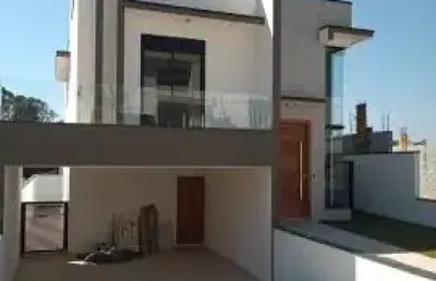 Casa no  condomínio bella cittá fazenda rodeio sobrado para venda com 225 m² com 3 suítes piscina