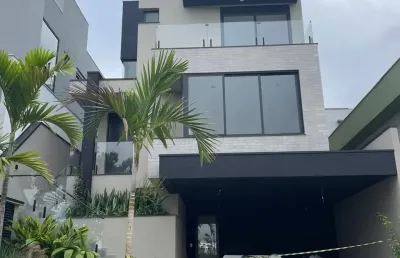 Linda casa no condomínio bella cittá fazenda rodeio sobrado para venda com 239 m² 3 suítes e piscina