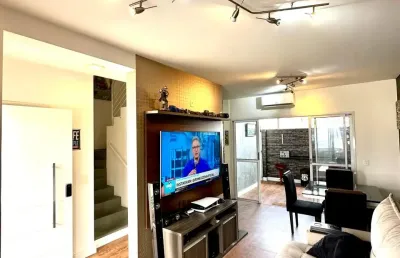 Lindo sobrado para venda no condomínio liberty alto do ipiranga possui 130 m² com 3 quartos 1 suíte