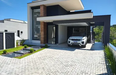 Linda casa térrea para venda com 220 m² com 3 suítes piscina no mosaico essence - cezar de sousa