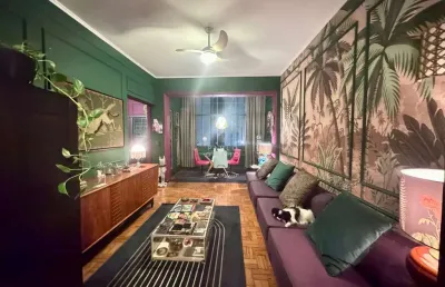Apartamento à venda em higienópolis: edificio tui, 2 dormitórios, vintage, 106m², próximo ao shopping!