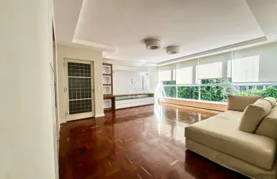 Aluguel de apartamento de luxo no pacaembu, são paulo-sp: 3 quartos, 1 suíte, 4 salas, 4 banheiros, 2 vagas, 240m² de área - edifício flamboyant