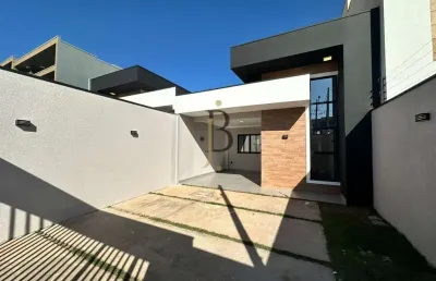 Casa mobiliada no veredas com 3 dormitórios e sobra de terreno