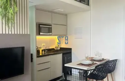 Apartamento com 1 quarto à venda na rua bárbara cvintal, 280, mossunguê, curitiba por r$ 445.000