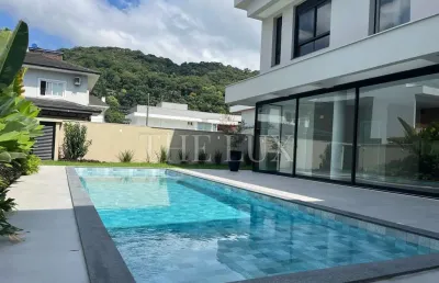 Casa em condomínio para venda em joinville, pirabeiraba, 4 dormitórios, 4 suítes, 5 banheiros, 2 vagas