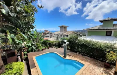 Excelente casa 5 quartos dentro de condomínio em geribá armação de búzios