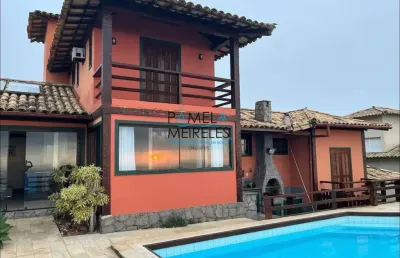 Excelente casa 4 quartos em geribá armação dos búzios com vista para o mar