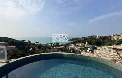 Casa 4 quartos com vista maravilhosa para praia de joão fernandes armação dos búzios