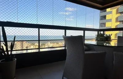 Apartamento em manaíra, andar super alto e vista definitiva para o mar