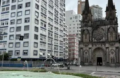 Apartamento com 1 quarto à venda na Avenida Siqueira Campos, 33, Boqueirão, Santos