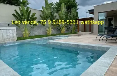 Casa luxo papagaio, 4q c 3 suítes, piscina, goumert