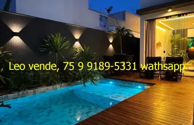 Casa papagaio, 4|4 c 3  suítes  closet, piscina, goumert