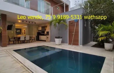 Linda casa sim, 44 c 3 suítes, closet, piscina, goumert