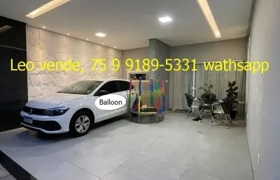 Linda casa sim, 3|4 suíte, piscina, goumert energia solar