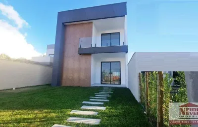 Casa em condomínio fechado com 4 quartos à venda na Rua Sucupió, 38, Abrantes, Camaçari