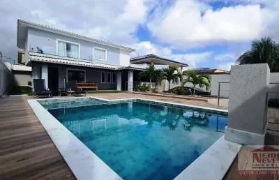 Casa em condomínio fechado com 5 quartos à venda na Avenida Praia de Itapoan, 540, Vilas do Atlantico, Lauro de Freitas