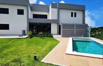 Casa em condomínio para venda em camaçari, alphaville, 5 dormitórios, 5 suítes, 8 banheiros, 4 vagas