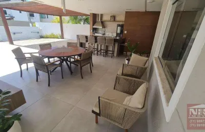 Casa em condomínio para venda em lauro de freitas, vilas do atlantico, 4 dormitórios, 4 suítes, 6 banheiros, 4 vagas