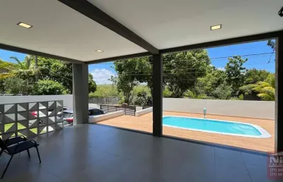 Casa em condomínio para venda em camaçari, jacuipe, 3 dormitórios, 1 suíte, 3 banheiros, 5 vagas