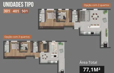 Apartamento com 3 quartos à venda na rua coronel luiz victorino ordine, são pedro, são josé dos pinhais, 89 m2 por r$ 761.118