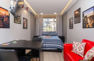 Elegante apartamento tipo para venda em república com 1 quarto, 34m²
