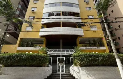 Espetacular apartamento tipo para venda em canto do forte com 1 quarto, 51m²