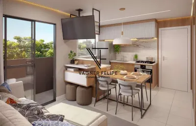 Apartamento 02 quartos - 42,44 m² privativos - bom jesus.